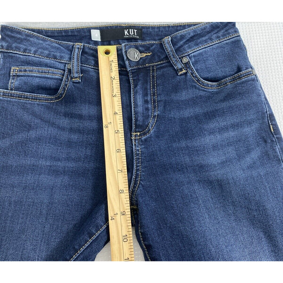 Kut‎ from the Kloth Jeans Womens Size 4 Skinny Dark Wash Denim Stretch Casual - Picture 7 of 13